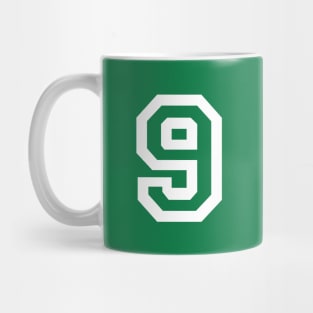 Sports Shirt #9 (white letter) Mug